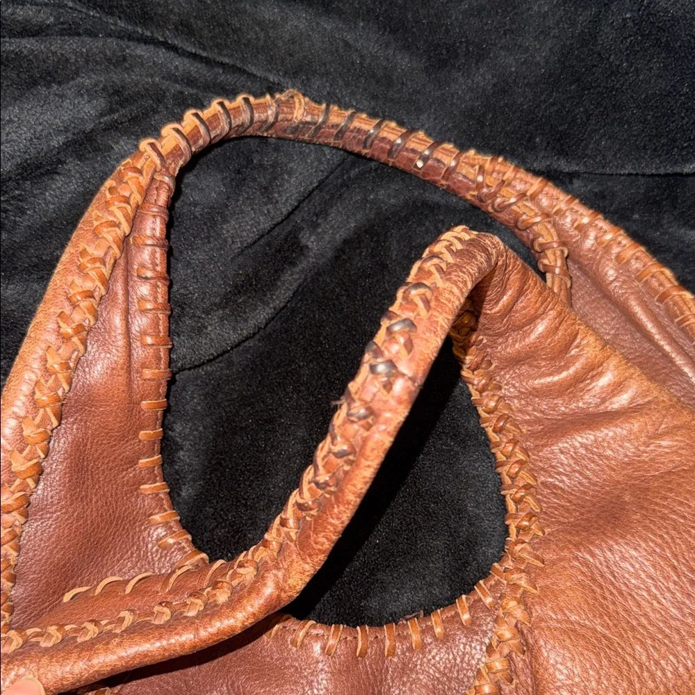 Banana Republic Tan Leather Hobo Bag